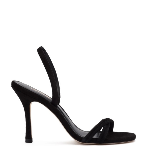 LARROUDE Annie Sandal In Black Suede size 9 - Picture 2 of 10